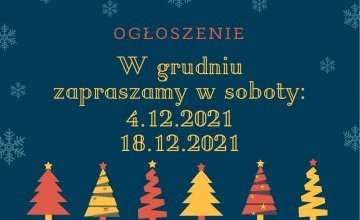 W grudniu biblioteka czynna również w soboty